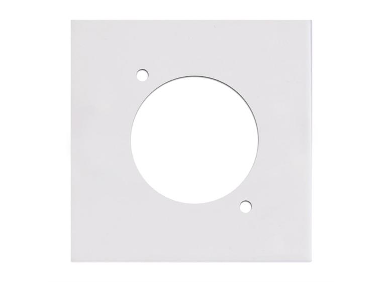 Audac CP 45 DSZW - Wall Panel with D-size hole white